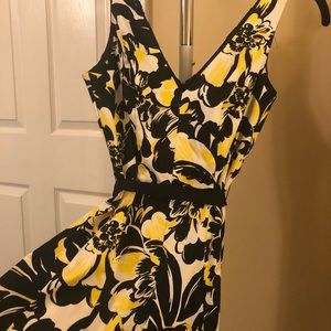 V Neck MIDI Sundress